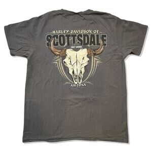 Vintage Y2K Harley Davidson T-Shirt with front and back graphic! Size XL/X-Large